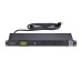 StarTech.com 16-Outlet Horizontal Rack Mount Metered PDU, 1U Server Power Strip w/Surge Protector, 125V/15A, 8ft (2.4m) Power Cable, Power Distribution Unit, TAA