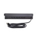 StarTech.com 8-Outlet Horizontal Rack Mount PDU, 1U Power Strip, Individual Outlet On/Off Switches with Covers, 15A Circuit Breaker, 8ft/2.4m Cord, NEMA 5-15P/R