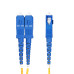 StarTech.com 20m (65ft) LC to SC (UPC) OS2 Single Mode Duplex Fiber Optic Cable, 9/125µm, Laser Optimized, 10G, Bend Insensitive, Low Insertion Loss, LSZH Fiber Patch Cord