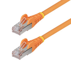 StarTech.com 10ft Orange CAT6a Ethernet Cable, Snagless RJ45, 10GbE, 100W PoE++, S/FTP, LSZH, 27AWG Pure Bare Copper Wire, 500MHz, Shielded Network Patch Cord w/Strain Reliefs, Fluke Tested/ETL Verified