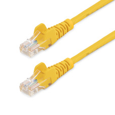 StarTech.com Cat5e patch cable with snagless RJ45 connectors – 10 ft, yellow