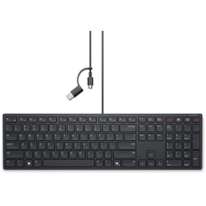 DELL KB525C keyboard Office USB QWERTY US English Black
