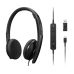 Lenovo 4XD1M39028 headphones/headset Wired Head-band USB Type-C Black