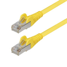 StarTech.com 10ft Yellow CAT6a Ethernet Cable, Snagless RJ45, 10GbE, 100W PoE++, S/FTP, LSZH, 27AWG Pure Bare Copper Wire, 500MHz, Shielded Network Patch Cord w/Strain Reliefs, Fluke Tested/ETL Verified