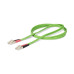 StarTech.com 2m (6ft) LC to LC (UPC) OM5 Multimode Fiber Optic Cable, 50/125µm Duplex LOMMF Zipcord, VCSEL, 40G/100G, Bend Insensitive, Low Insertion Loss, LSZH Fiber Patch Cord