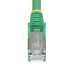 StarTech.com 10ft Green CAT6a Ethernet Cable, Snagless RJ45, 10GbE, 100W PoE++, S/FTP, LSZH, 27AWG Pure Bare Copper Wire, 500MHz, Shielded Network Patch Cord w/Strain Reliefs, Fluke Tested/ETL Verified