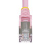 StarTech.com 1ft Pink CAT6a Ethernet Cable, Snagless RJ45, 10GbE, 100W PoE++, S/FTP, LSZH, 27AWG Pure Bare Copper Wire, 500MHz, Shielded Network Patch Cord w/Strain Reliefs, Fluke Tested/ETL Verified