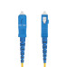 StarTech.com 2m (6.6ft) LC to SC (UPC) OS2 Single Mode Simplex Fiber Optic Cable, 9/125µm, 40G/100G, Bend Insensitive, Low Insertion Loss, LSZH Fiber Patch Cord