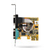 StarTech.com 2-Port PCI Express Serial Interface Card, Dual Port PCIe to RS232 (DB9) Serial Card, 16C1050 UART, Low/Full Profile Brackets, COM Retention, For Windows/Linux