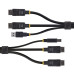 StarTech.com 6ft (1.8m) Dual-DisplayPort and USB 5Gbps KVM Cable, 4K 60Hz, DP 1.2 and USB Combo Cable for Dual-Monitor KVM Switches