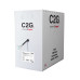 C2G 1000ft (304.8m) TAA-Compliant Cat6 Bulk Unshielded (UTP) Ethernet Network Cable with Solid Conductors-Riser CMR-Rated - Black