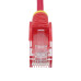 StarTech.com 1ft Red Slim CAT6 Ethernet Cable, Snagless, 100W PoE, UTP, LSZH, 28AWG Bare Copper Wire, Slim RJ45 Network Patch Cord w/Strain Reliefs, Fluke Tested