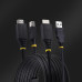 StarTech.com 6ft (1.8m) HDMI and USB 5Gbps KVM Cable, 4K 60Hz, HDMI 2.0 and USB Combo Cable for KVM Switches