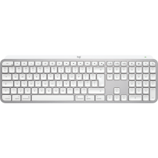 Logitech MX Keys S for Mac keyboard Office RF Wireless + Bluetooth QWERTY English Aluminium, White