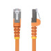 StarTech.com 25ft Orange CAT6a Ethernet Cable, Snagless RJ45, 10GbE, 100W PoE++, S/FTP, LSZH, 27AWG Pure Bare Copper Wire, 500MHz, Shielded Network Patch Cord w/Strain Reliefs, Fluke Tested/ETL Verified
