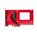 StarTech.com U.3 to PCIe Adapter Card, PCIe 4.0 x4 Adapter For 2.5