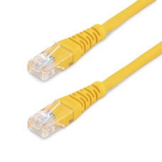 StarTech.com 3 ft Cat5e Yellow Molded RJ45 UTP Cat 5e Patch Cable - 3ft Patch Cord