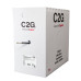 C2G 1000ft (304.8m) TAA-Compliant Cat6a Bulk Unshielded (UTP) Ethernet Network Cable with Solid Conductors-Riser CMR-Rated - Black