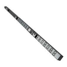 Tripp Lite 12.6kW 200-240V 3-Phase IsoBreaker Managed PDU - Gigabit, 36 Outlets, IEC-309 60A Blue (3P+E) Input, LCD, 10 ft. (3 m) Cord, 0U, 70 in. (1.8 m) Height, TAA
