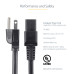 StarTech.com 10ft (3m) Heavy Duty Power Cord, NEMA 5-15P to C19 AC Power Cord, 15A 125V, 14AWG, Computer Power Cord, Heavy Gauge Power Cable for PDUs and Network Equipment, NEMA 5-15P to IEC 60320 C19 Power Cord