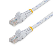 StarTech.com Cat5e patch cable with snagless RJ45 connectors – 5ft, white