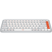 Logitech POP Icon Keys keyboard Universal Bluetooth QWERTY English Orange, White