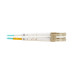 Tripp Lite 10Gb Duplex Multimode 50/125 OM3 OFNP Fiber Patch Cable (LC/LC) - Aqua, 1 m (3.3 ft.), TAA