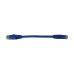 Tripp Lite N261-06N-BL Cat6a 10G Snagless Molded UTP Ethernet Cable (RJ45 M/M), PoE, Blue, 6 in. (15 cm)