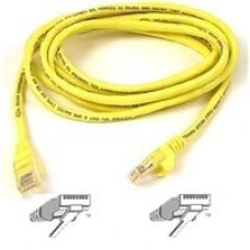 Belkin Cat. 5e Patch Cable - 10ft - 1 x RJ-45, 1 x RJ-45 networking cable Yellow 3.04 m