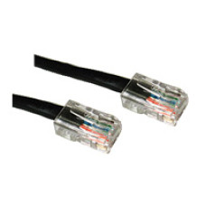 C2G 10ft Cat5E 350MHz Assembled Patch Cable Black networking cable 3 m