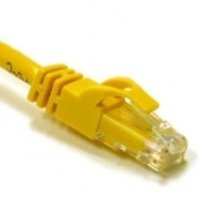 C2G 1ft Cat6 550MHz Snagless networking cable Yellow 0.3 m