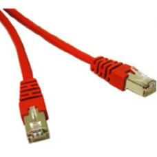 C2G Cat5e STP, 1 x RJ-45, 1 x RJ-45, 25ft, Red networking cable 7.62 m