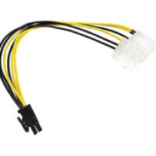 C2G 10in 6-Pin PCI Express to (2) 4-pin Molex Power Adapter Cable Multicolour 0.25 m